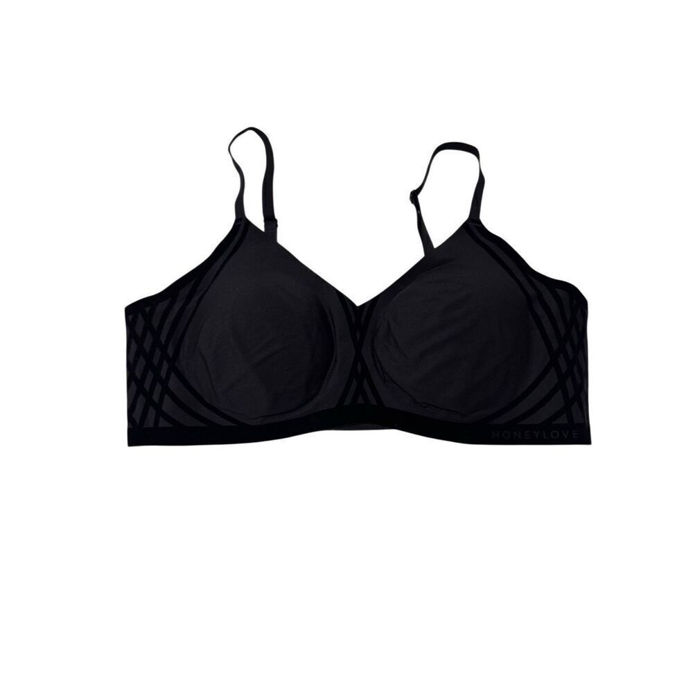 Honeylove size XL black bra - EUC